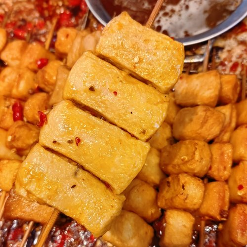 涮串池奶涮串豆腐火锅米线食材