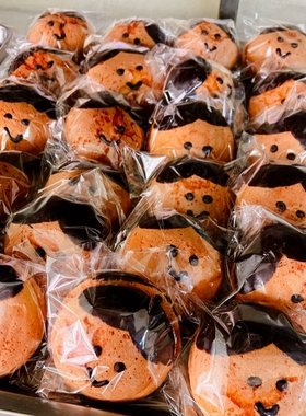 亚明市场代购传统零食小时候娃娃脸蛋糕老式蛋糕巧克力夹心口感渣