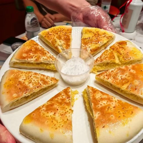 饭店同款大黄米发面饼