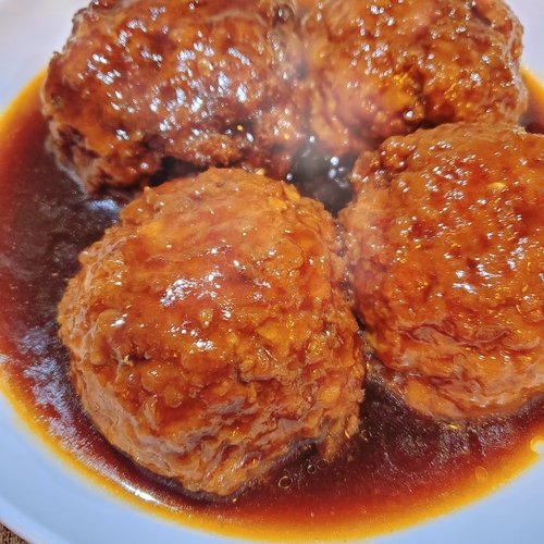 纯手工四喜丸子半成品浇汁即可