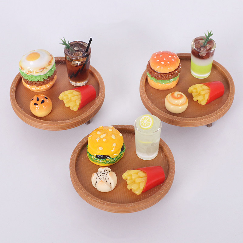 仿真迷你汉堡果汁模型薯条摆件手工diy托盘装饰糕点场景桌子配件,玩具/童车/益智/积木/模型,家居/生活场景,淘宝优惠券,粉丝福利购,淘宝优惠卷