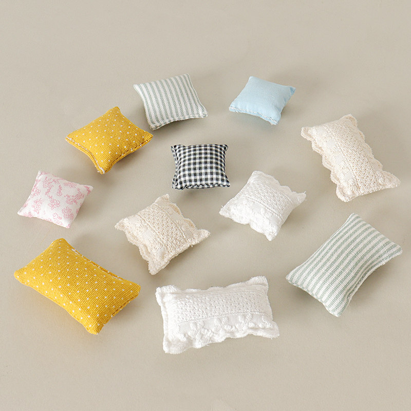 仿真迷你娃娃屋抱枕模型枕头摆件1:12装饰品家居场景微缩靠枕配件,玩具/童车/益智/积木/模型,家居/生活场景,淘宝优惠券,粉丝福利购,淘宝优惠卷