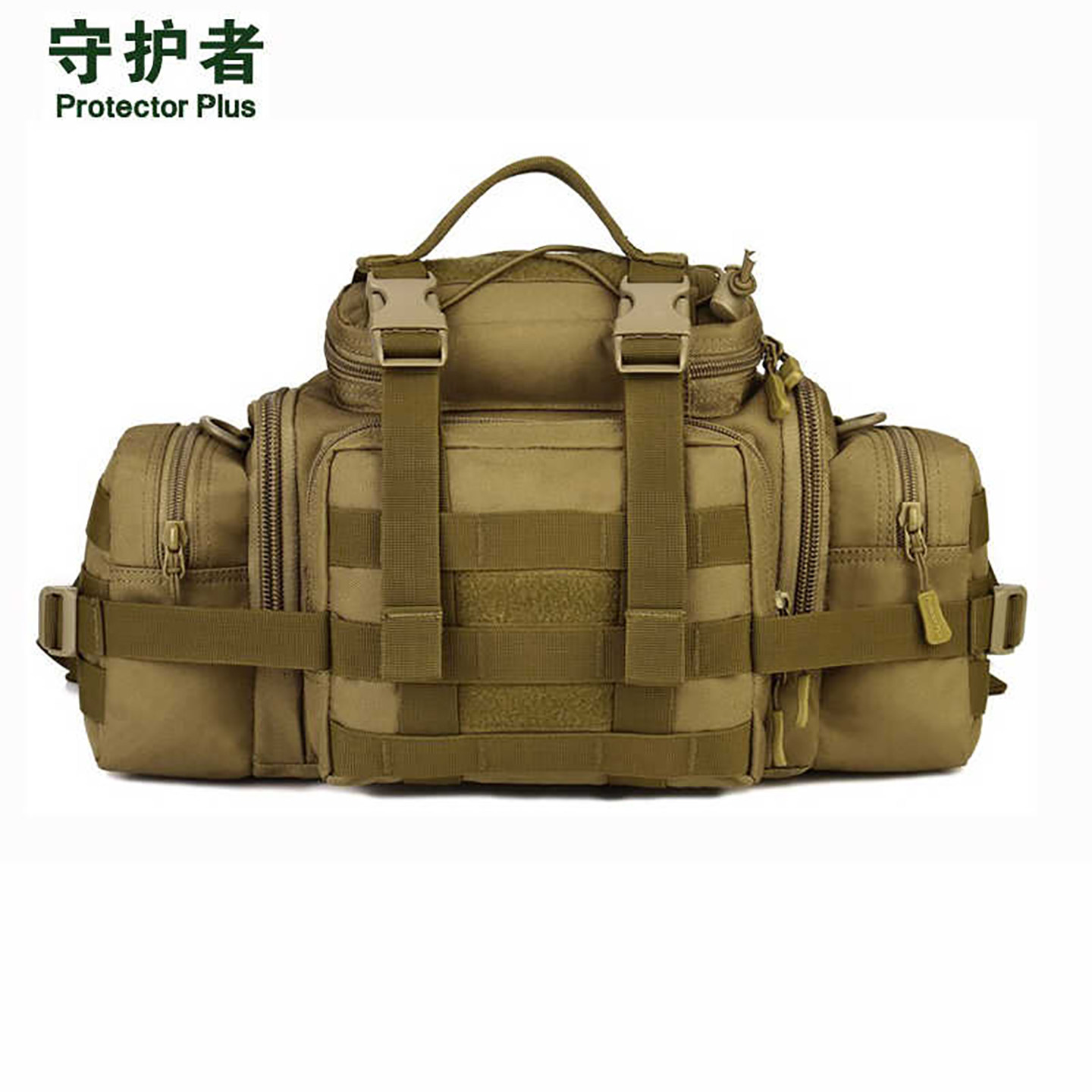 守护者大容量腰包男战术单肩斜挎摄影户外旅行多功能单反相机包