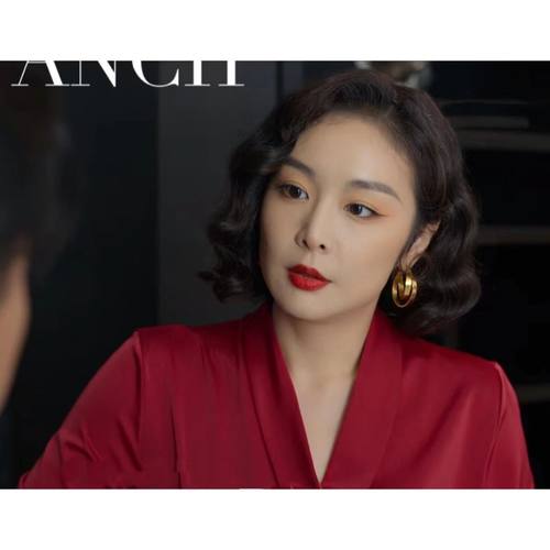 雪纺V领衬衫长袖上衣衬衣衣服