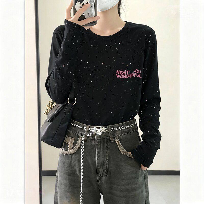 2025新款纯棉美式潮流长袖