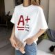 纯棉夏季 韩版 短袖 新款 t恤设计感高街潮牌美式 小众宽松休闲上衣女