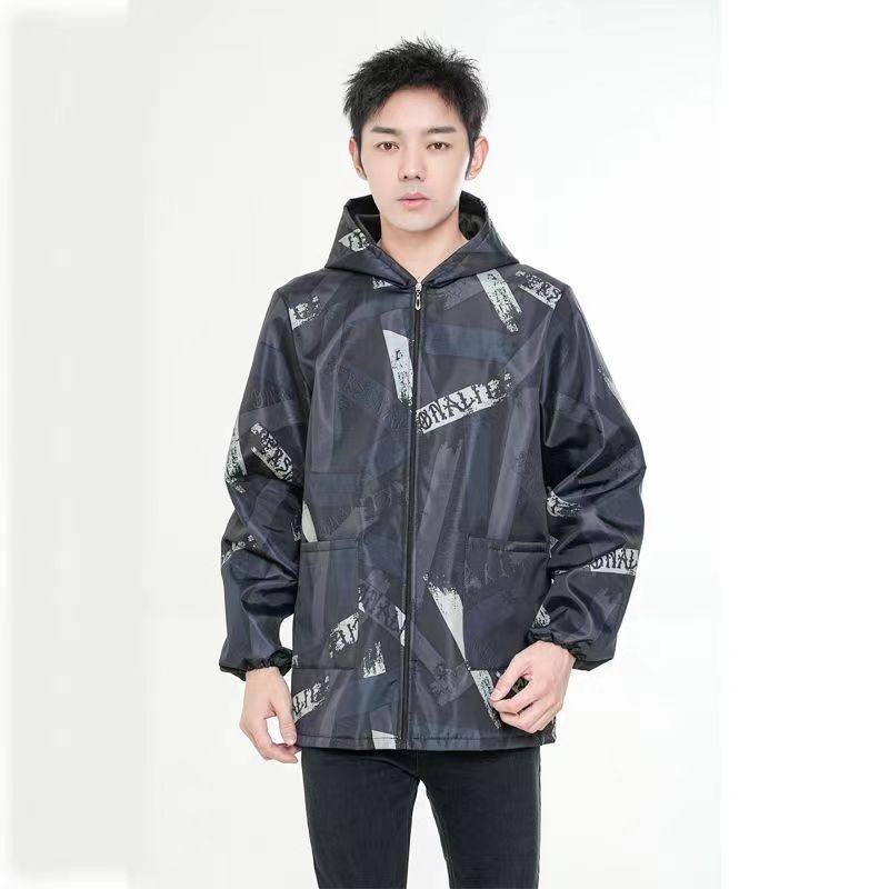 秋冬加绒加厚短款罩衣防水防油耐脏工作服男女干活外套衣厨房围裙,男装,工装制服,淘宝优惠券,粉丝福利购,淘宝优惠卷