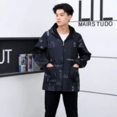 秋冬加绒加厚短款 罩衣防水防油耐脏工作服男女干活外套衣厨房围裙