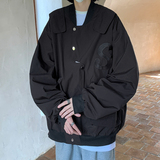W158P85控118个性刺绣春装冲锋衣夹克工装宽松圆领潮流中性风，男装夹克，电商B205