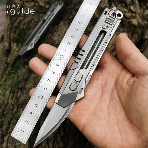 引路人夜莺毒液TC21钛合金美工刀