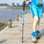 Trekking ngoài trời cực cực nhẹ siêu ngắn gấp kính thiên văn đi bộ leo núi đi bộ dính gậy đa năng thiết bị leo núi - Gậy / gậy 	cây chống gậy cho người già	