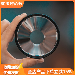 摄影前景虚化道具漩涡万花筒玻璃棱镜单反配件特效滤镜
