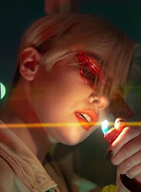 夜景橙色彩虹蓝色星光拉丝宽屏电影特效滤镜适用索尼佳能富士尼康