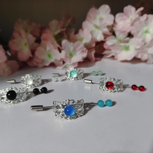 简约bjd三分四分六分古风发冠头饰发冠汉服古装头冠束发饰品拍照