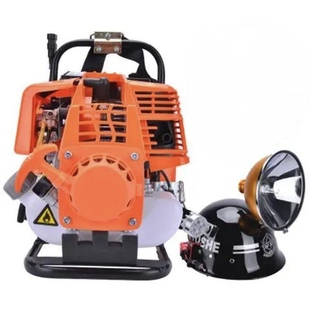 四冲程野外照明机4冲程汽油发电机野外照明氙气灯钓鱼灯1000瓦