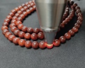 印度小叶紫檀108颗满星爆星老料佛珠念珠男女手串顶泥龙鳞底玉化