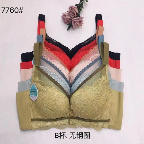 玉姿一族性感无钢圈乳胶上托文胸
