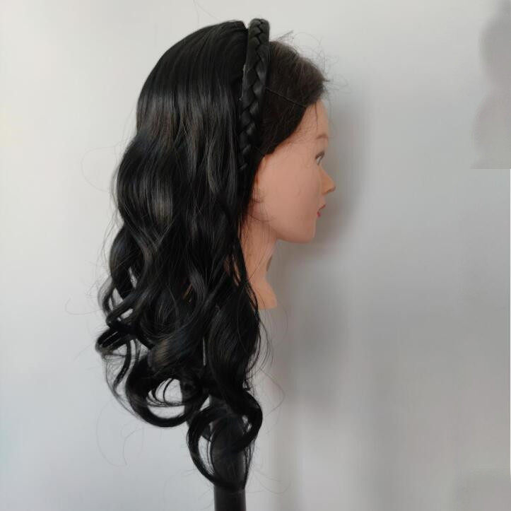 发箍发辫子发箍可拆卸半头套魔术贴中长卷发大波浪水波纹直发发套,美发护发/假发,日常整顶假发,淘宝优惠券,粉丝福利购,淘宝优惠卷