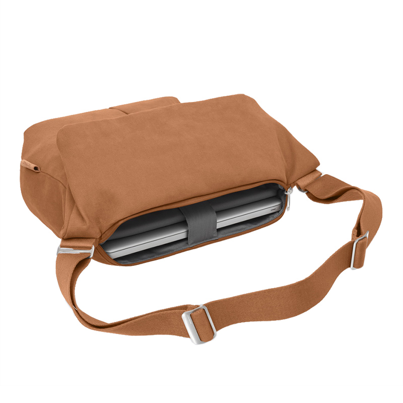 潮牌斜跨帆布简约风电脑背包