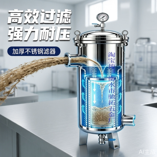 彤满调304不锈钢袋式过滤器