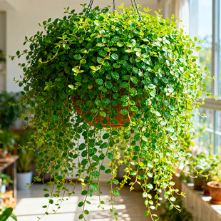 【买一盆用一年】千叶吊兰绿植垂吊观叶面包烘焙糕点缀四季常青
