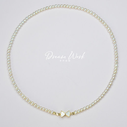 小baby天然珍珠锁骨链