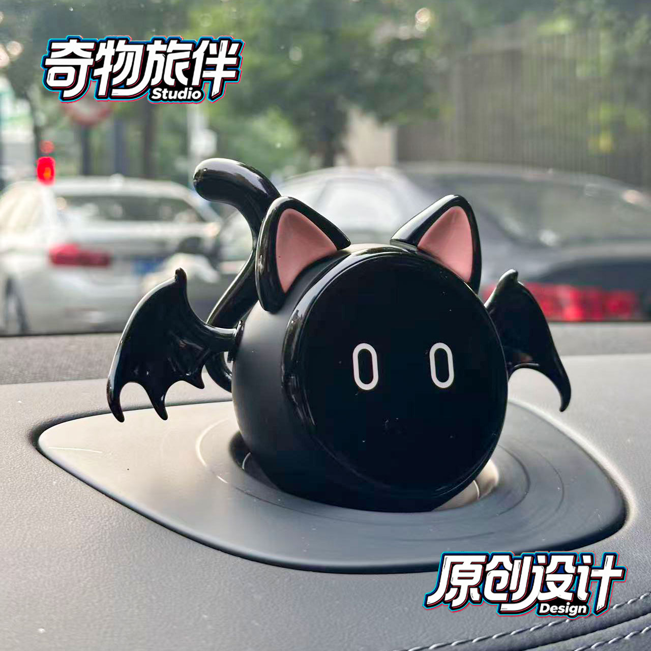 【奇物旅伴】原创蔚来Nomi恶魔喵猫咪帽子 汽车装饰 蔚来全系通用