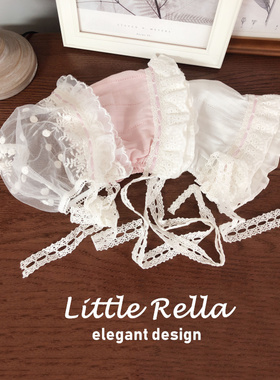 婴儿帽子宝宝宫廷胎帽女婴护囟门儿童可爱女童夏季薄款