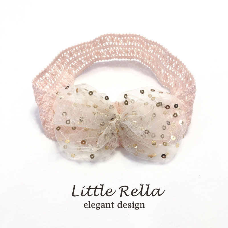 婴童不勒头透气夏季公主风发带