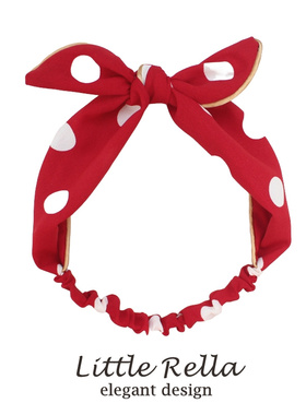 亲子姐妹款发饰女童红色兔耳朵头箍宝宝可爱头饰宝宝发带