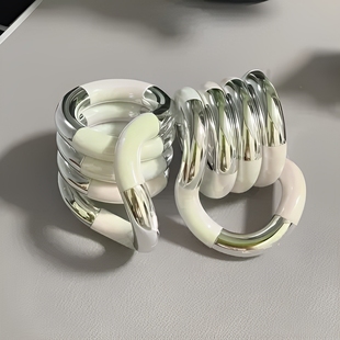 Tag金属款银色白色le扭扭乐儿童多动症专注力训练上班族放松解压