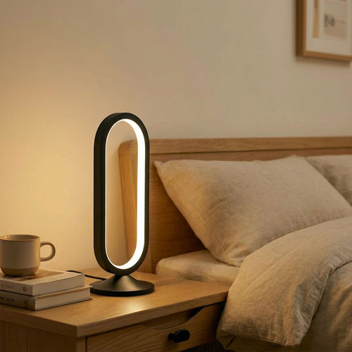 极简高级感卧室起夜喂奶床头灯护眼学习工作台灯温馨氛围小夜灯