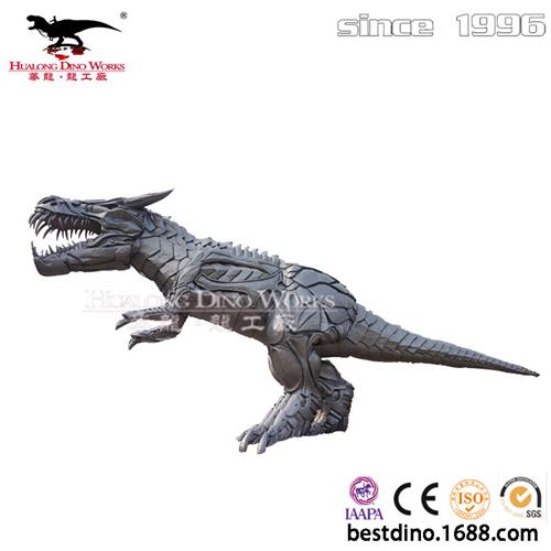 仿真机械恐龙金属质感仿真霸王龙金刚霸王龙厂家制作出售