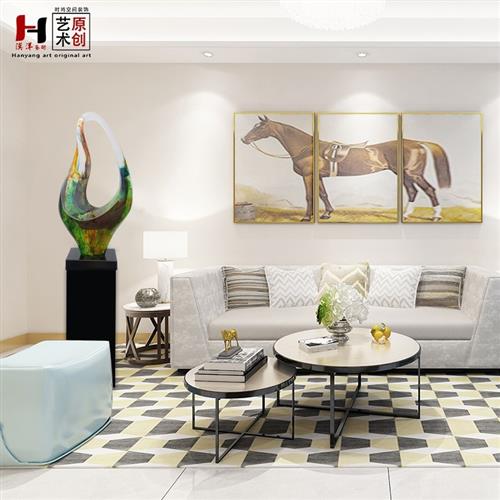 透明树脂雕塑家居艺术摆饰品