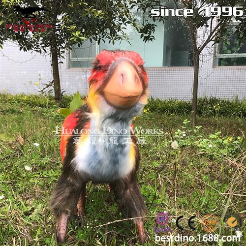 设计仿真鸭嘴龙粘毛产品恐龙模型产品主题公园使用