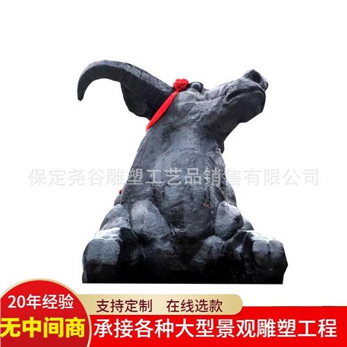 大型华尔街牛纯铜铸造镇水铁牛牦牛奋斗牛广场耕地牛园林水景摆件