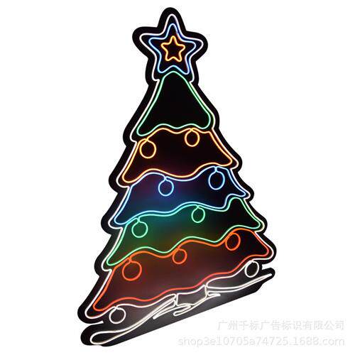 霓虹灯招牌门头定制发光字仿古led铁艺造型灯条店铺广告牌灯泡字