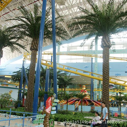 仿真海藻树海枣树室外造景仿真棕榈树造景椰子树主题公园造景假树