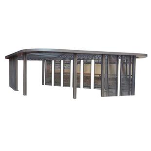 创意大型不锈钢异形廊架雕塑镂空户外园林公园广场商场艺术长廊