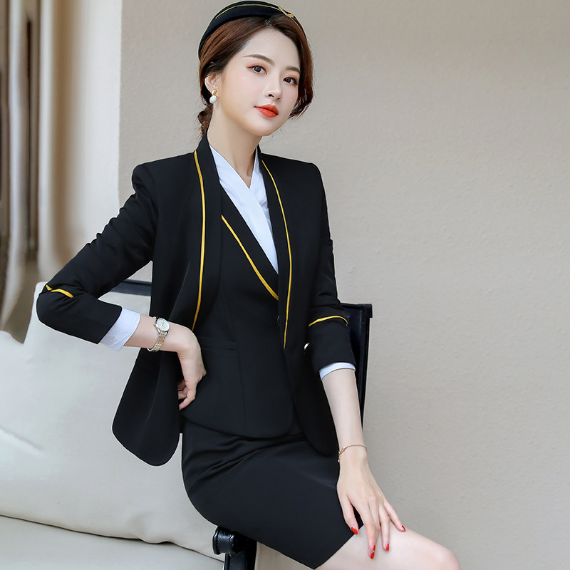 2019南航空姐制服职业套装套裙女空乘外套工装售楼物业工作服春夏|ruв категории Женская одежда, костюм/студенты школьную форму/обмундирования, профессионального женский костюм - от Buy2taobao.com для оказания профессиональной услуги покупки агента Taobao