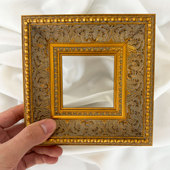复古欧式 金色小印花做旧款 画框油画框可定制尺寸 黄金树