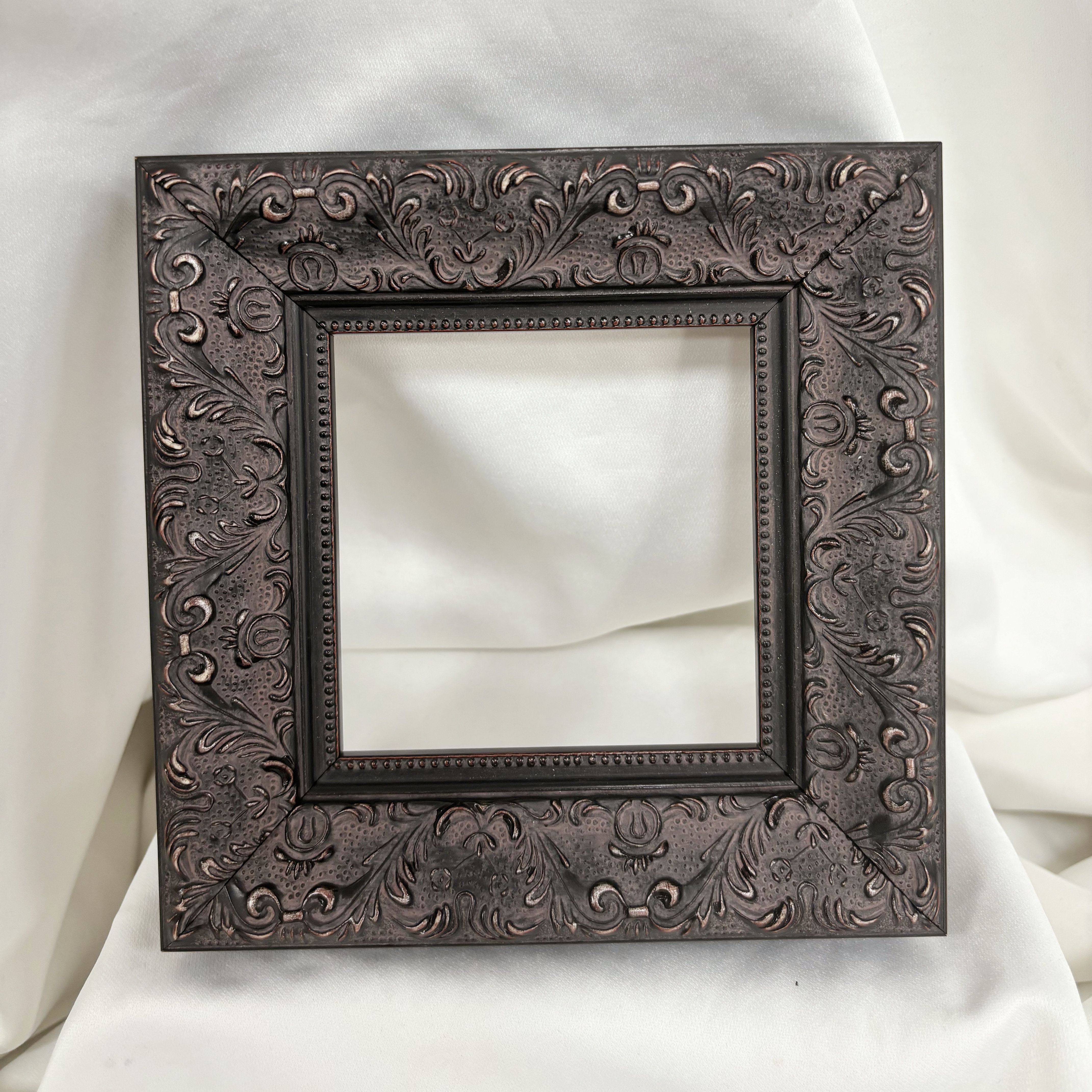 金泰凡画框复古红色做旧实木画框