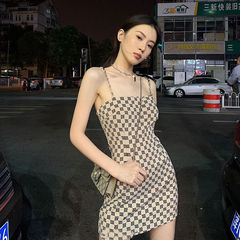 Suspender dress summer new style celebrity temperament Sanya Travel and holiday clothes tiaodi sexy nightclub women's clothes