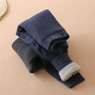 新陆陆福儿童加厚棉裤德绒三层校服神器冬季男童保暖裤大童热能裤