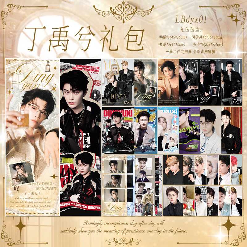 丁禹兮周边手幅礼包应援礼物明信片小卡