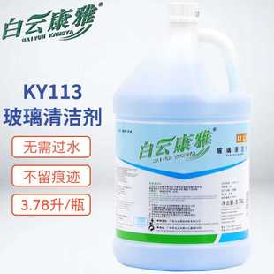 白云康雅KY113玻璃水清洁剂 强力去污晶亮剂家用浴室除水垢去污渍