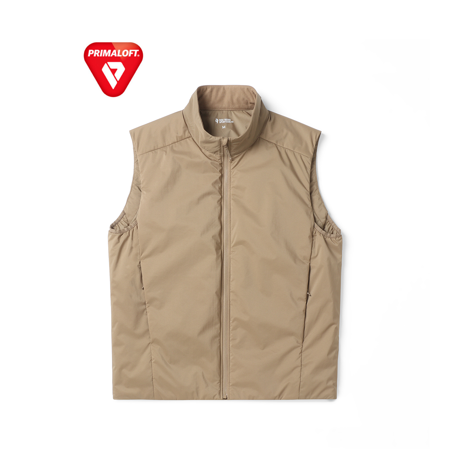 N66四线格高密度面料 金标P棉运动马甲 轻量化防水抗风透气R2472