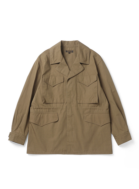 riskrider复古军事风M43风衣 棉尼龙混纺面料微水洗做旧效果R2430