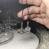 朱砂吊坠空心瓶子转运送孩子DIY猫咪宠物毛发胎毛纪念可打开挂件