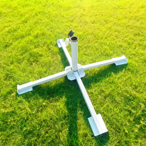 户外太阳伞座广告伞坐四脚三脚支架可折叠便携十字钓鱼伞座固定器